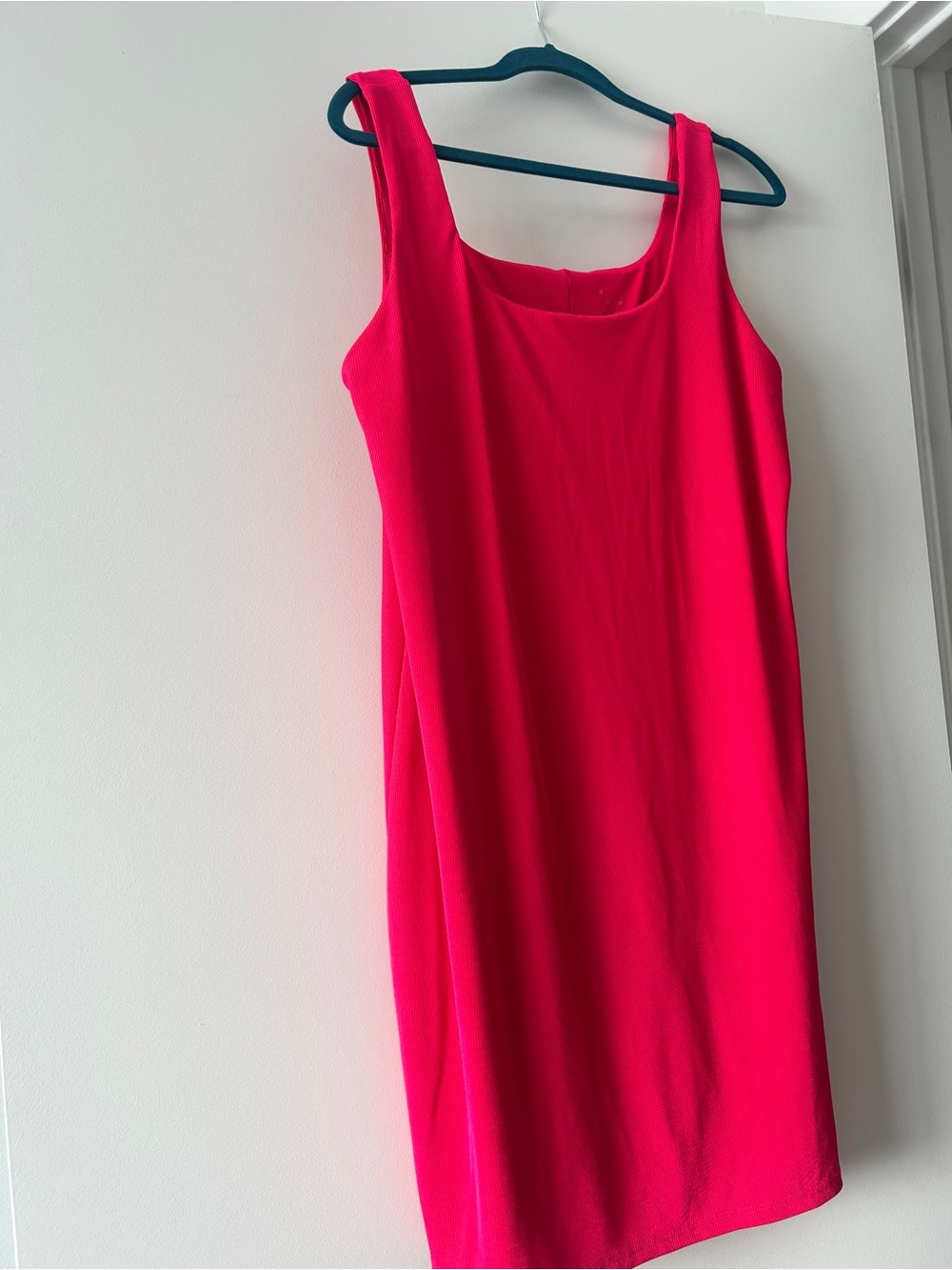 Hot Pink A New Day Ribbed Tank Dress